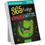 arsEdition Abreißkalender 365 lustige Kinderwitze 2026: Witziger Tagesabreißkalender zum Aufstellen oder Aufhängen
