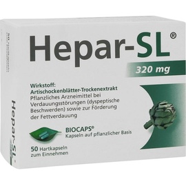 Klosterfrau HEPAR SL 320 mg Hartkapseln 50 St