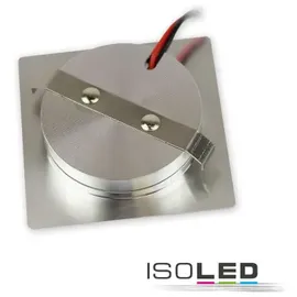 ISOLED Möbeleinbaustrahler 3 eckig Alu gebürstet