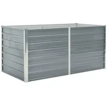 furnicato Hochbeet 160 x 80 x 77 cm Grau