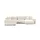 S-Style Wohnlandschaft Plüschcord XXL 3-Sitzer Beige