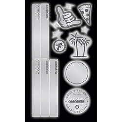 Coocazoo Reflektierendes Sticker-Set Black