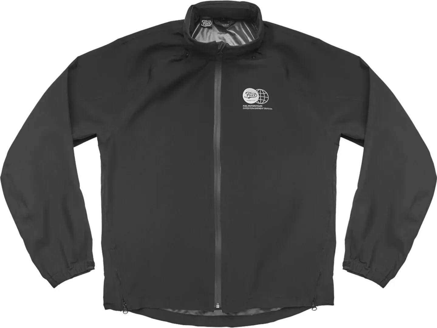 Fuel Adventer Regenjacke, schwarz, Größe 2XL für Männer
