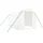 vidaXL Gewächshaus Stahl Weiß Blankglas 8 mm 8 m2