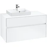 Villeroy & Boch Collaro Waschbeckenunterschrank 100 x 55 cm White Matt
