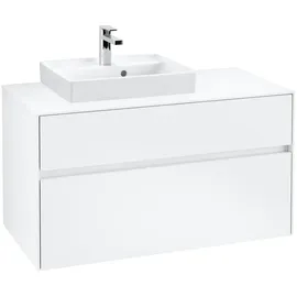 Villeroy & Boch Collaro Waschbeckenunterschrank 100 x 55 cm White Matt