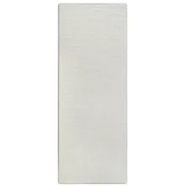 ELLE DECORATION Wollteppich ELLE DECORATION "Pradesh", weiß (naturweiß), B:80cm H:10mm L:200cm, Wolle, Teppiche, Handgewebt, Wolle, Natur, Läufer, Wohnzimmer, Schlafzimmer, Skandi