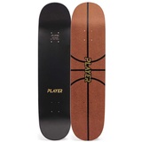 Player All Star 8.0" x31.81" Deck Longboard, Mehrfarbig (Mehrfarbig), Einheitsgröße