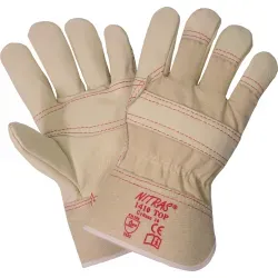 NITRAS Mercedes-Polsterlederhandschuhe 1410TOP-10 , 1 Paar, Größe 10