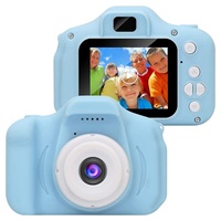 GelldG Kinder Kamera Digitalkamera für Kinder 1080P HD-Videospielzeugkamera Kinderkamera blau