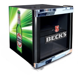 °CUBES Flaschenkühlschrank Becks/F / 51 cm Höhe / 98 kWh/Jahr / 48 L Kühlteil