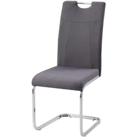 Hti-Living Schwingstuhl KellyC Polyester grau