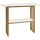 Costway Konsolentisch Marmor 120x30x93 cm grau