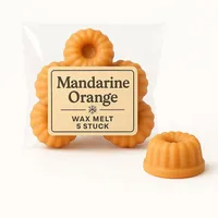 Duftwachs Mandarine & Orange | 5er Set - Duftkerzen | Duftmelt