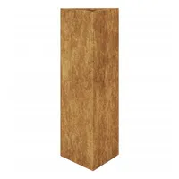 VidaXL Pflanzkübel Dreieckig 30x26x75 cm Wetterfester Stahl