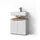 livinity Waschbeckenunterschrank Timavo 60 x 57,5 cm Weiß