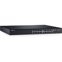 Dell Networking N1524P (28 Ports), Netzwerk Switch, Schwarz