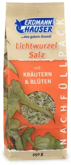 Erdmannhauser Lichtwurzel Salz mit Kräutern Nachfüllung bio
