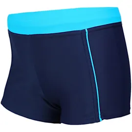 Aquarti Jungen mit Kordelzug – Schwimmhose Jungen Kinder Badehosen für Jungen Sportlich & Schnell Trocknend, Farbe: 024 Dunkelblau/Blau, Größe: 134 - 134