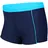 Aquarti Jungen mit Kordelzug – Schwimmhose Jungen Kinder Badehosen für Jungen Sportlich & Schnell Trocknend, Farbe: 024 Dunkelblau/Blau, Größe: 134 - 134
