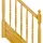 DOLLE Geschosstreppe Estoril 1/4-gewendelt 252-280 cm Holz
