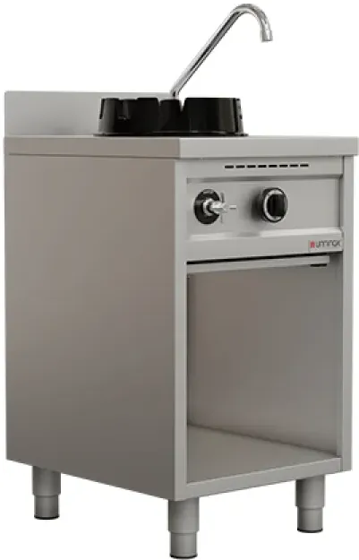 Gas-Wokherd 15 kW 1 Kochzone für Erdgas und Propan