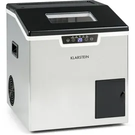 Klarstein Icefestival Cube Eiswürfelbereiter 195W 1,9l 20kg/24h Edelstahl