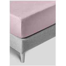 Kneer Easy-Stretch 25 Spannbetttuch - 90/100-190/220cm rose