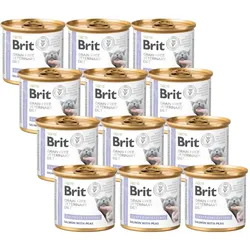 Brit gf Tiernahrung Katze Magen-Darm 12x200g