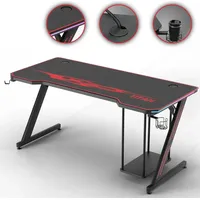 MY SIT Gaming Tisch 140 cm TITAN mit LED Beleuchtung und Mauspad