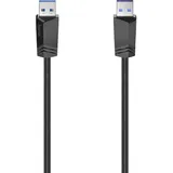Hama USB-A 1,5 m Schwarz