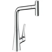 Hansgrohe Metris Select M71 320 1jet Edelstahl Finish (14884800)
