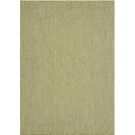KADIMA DESIGN TEPPICH Outdoor ALSTER in Grün, einfarbig, 80 x 150 cm