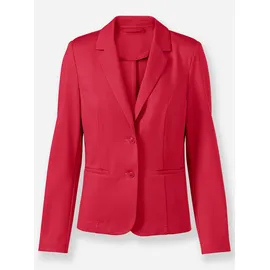 Inspirationen Witt Jerseyblazer Jersey-Blazer Langarm rot 48