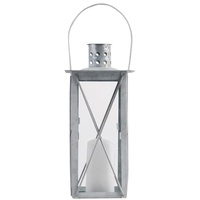 Esschert Design Laterne, Windlicht Farol in grau aus verzinktem