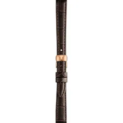 Tissot - Leder Tissot Tradition Lederband Braun 12/10mm T600042822 - alligator-prägung,braun,rind