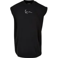 Karl Kani KM212-001-2 Small Signature Sleeveless Tee in Schwarz, Größe S