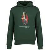 Polo Ralph Lauren Hoodie Hoodie mit Bär Print - Casual Fit grün XL