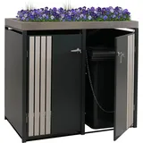 MCW Mülltonnenverkleidung MCW-O67 125 x 84 cm anthrazit