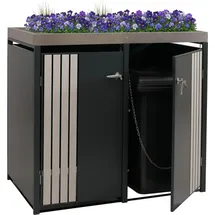 MCW Mülltonnenverkleidung MCW-O67 125 x 84 cm anthrazit