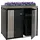 MCW Mülltonnenverkleidung MCW-O67 125 x 84 cm anthrazit