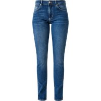 s.Oliver Slim-fit-Jeans Betsy in Basic 5-Pocket Form, Gr. 34 - Jeans / Slim Fit / Mid Rise / Slim Leg, Damen, blau,