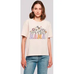 T-Shirt F4NT4STIC "Muttertags Blumen Mama", Damen, Gr. XL, pink, Obermaterial: 100% Baumwolle, casual, oversize, Rundhals, Kurzarm ohne Bündchen, Shirts, Premium Qualität