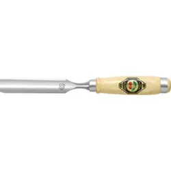 Kirschen Hohlbeitel mit abgeflachtem Weißbuchenheft 16 mm