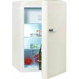 Amica KS 15615 B Retro-Kühlschrank (108 l, 860 mm hoch, Beige)
