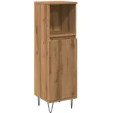 vidaXL Badschrank Artisan-Eiche 30x30x100 cm Holzwerkstoff