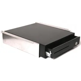 Blitzkasse MINI SLIM Kassenlade mit MONTAGEHALTERUNG iQCah330SL-Un 335x370x85mm, RJ11/12, Geldschublade, Kassenschublade