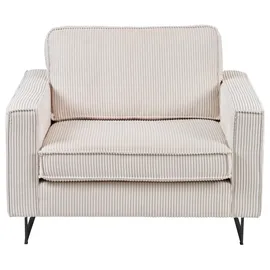 PLACES OF STYLE Loveseat »Pinto 105 cm, Cord, Chenille, Lederoptik«, mit Keder, Metallfüßen und auch in Cord Bezug erhältlich
