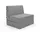 Vicco Sofa Lima, Grau 100 cm mit Schlaffunktion