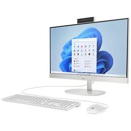 HP 24-cr0337ng, All-in-One PC, mit 23,8 Zoll Display, Intel® CoreTM i3 i3-1315U Prozessor, 8 GB RAM, 512 SSD, UHD Graphics, Muschelweiß Windows 11 Home (64 Bit)